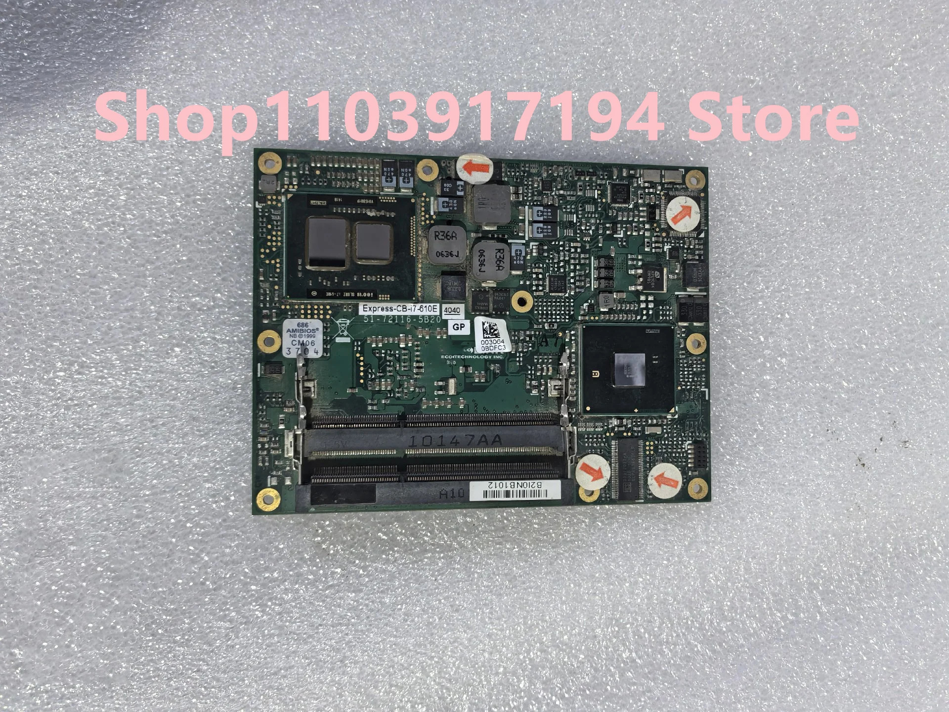 산업제어 마더보드 ADLINK EXPRESS-CB-i7-610UE 51-72116-5b20