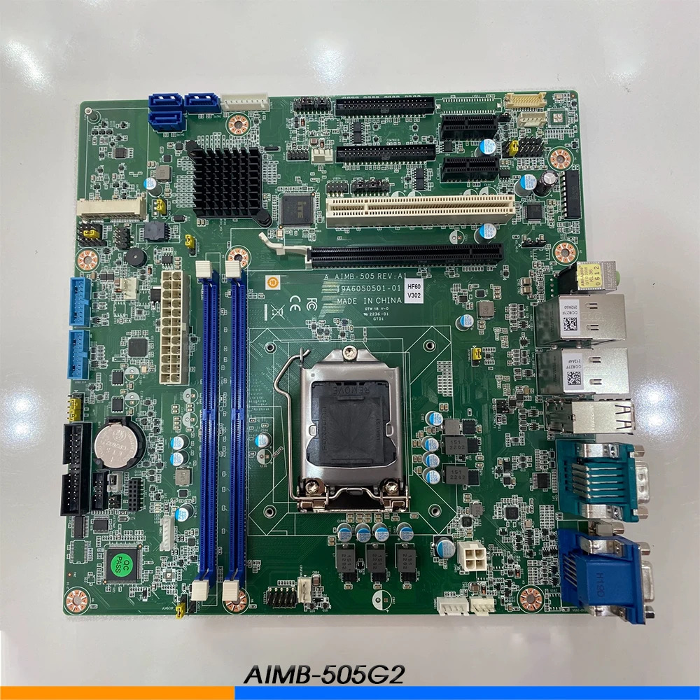 Advantech 산업제어 마더보드AIMB-505 AIMB-505G2-00A1E 듀얼 이더넷 포트 지지대 6 7 CPU직렬