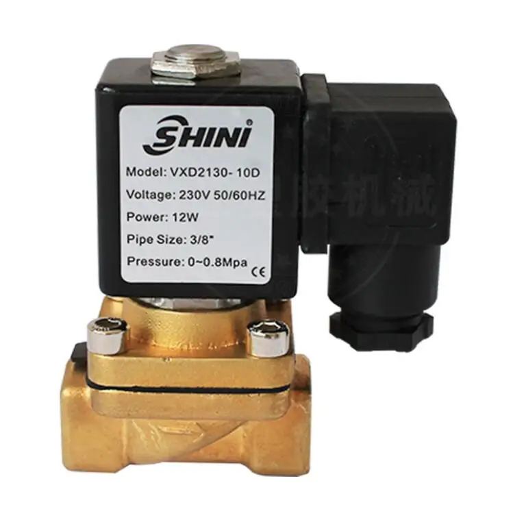 SHINi 워터 밸브 솔레노이드 모델 vxd2130-10D 전압 230V 50/60HZ