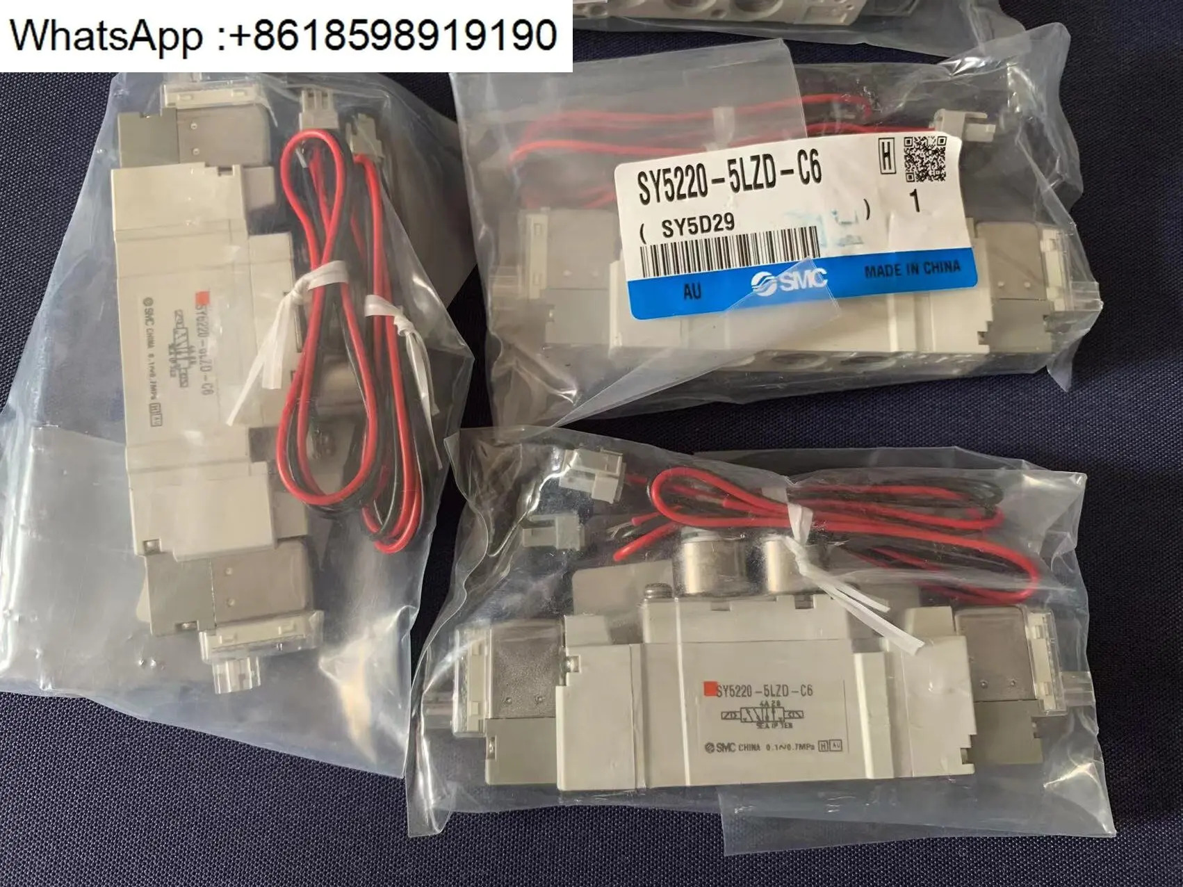 오리지널 공압 부품 솔레노이드 밸브 SY5220-5LZD-C6