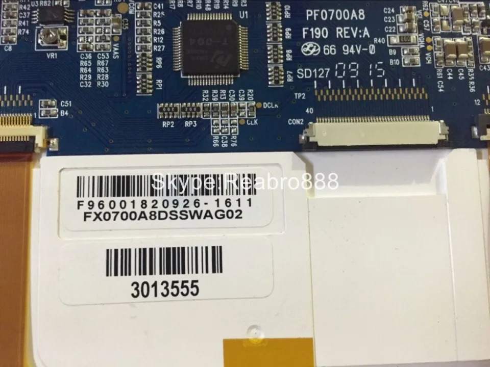 터치 스크린 오리지널 산업LCD 패널 FX0700A8DSSWAG02 FX0700ABDSSWAG02