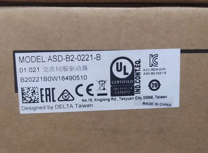 ASD-B2-0221-B 델타 프로그래밍 컨트롤러 신