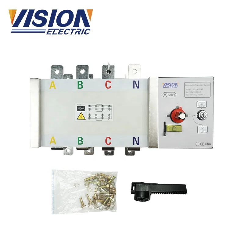 공장 ATS 자동 전환 스위치 400A 발전기 100A 250A 630A 800A 1000A 1600A