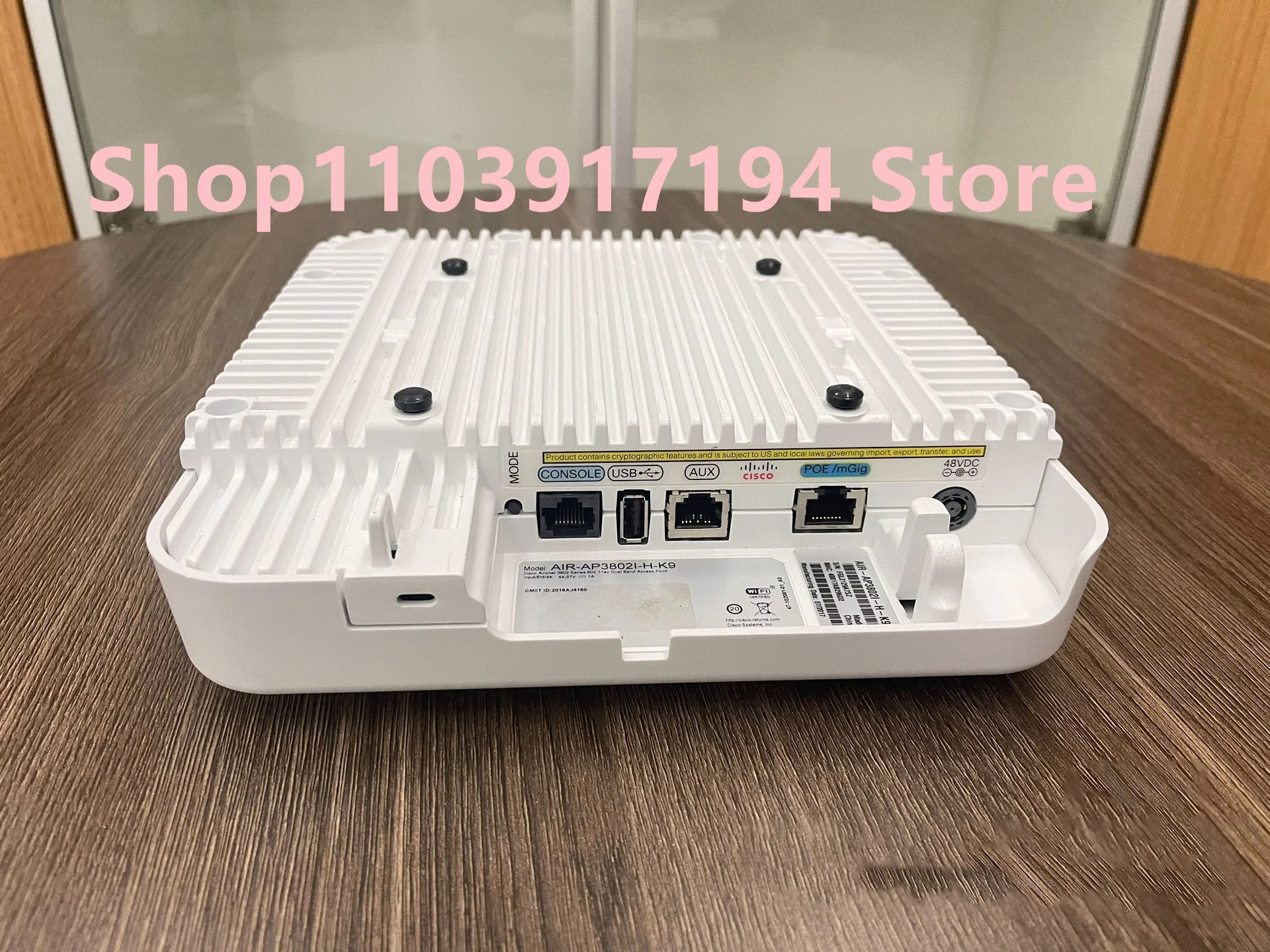 Cisco AIR-AP3802I-H-K9 Enterprise 무선 AP 듀얼 밴드 기가비트 POE 전원공급장치 내장 안테나