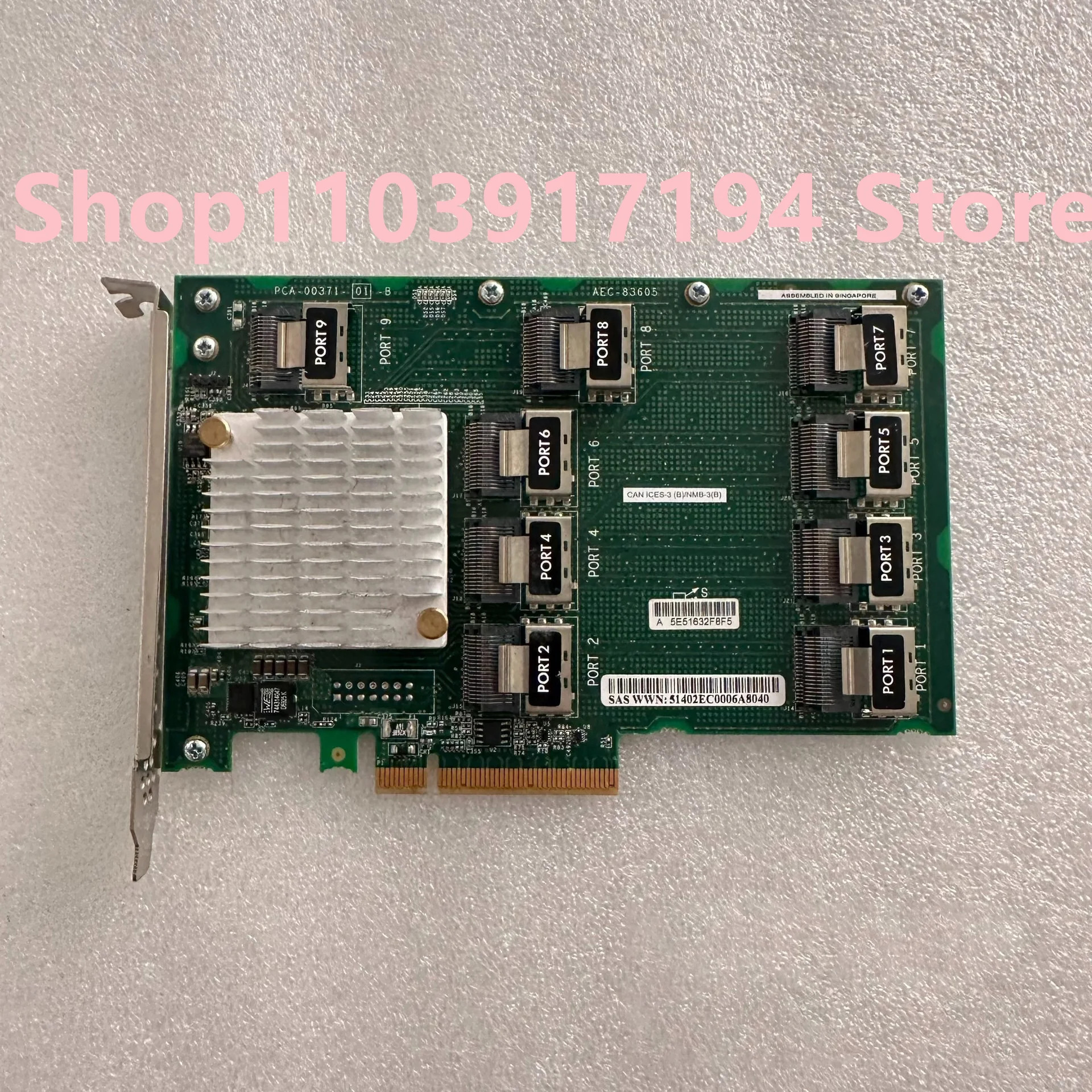 하드 9 포트 확장 카드 hp호환 DL380 G9/G10 761879-001 AEC-83605 876907-001 727252-001 727253-001