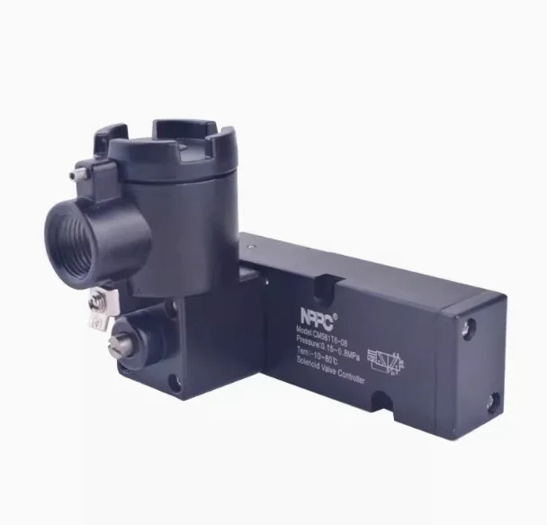 NPPC 방폭 공압 솔레노이드 밸브 CM561T6-08 SV561T6 CM361T6-08 CM562T6-08 AC220V DC24V CMN561T6-08-A-F2