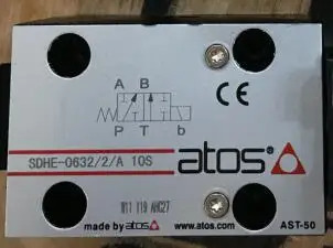 ATOS 솔레노이드 유압 밸브 SDHE-0631/2/A 10S 24VDC 230VAC COE-24DC/10 24V DC 30W