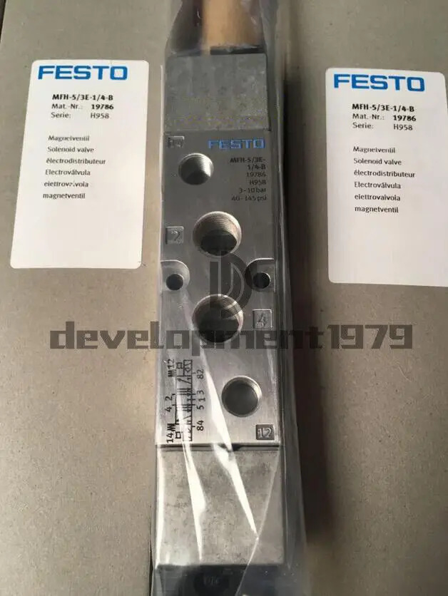 Festo 솔레노이드 밸브 MFH-5 3E-1 4-B 19786 신
