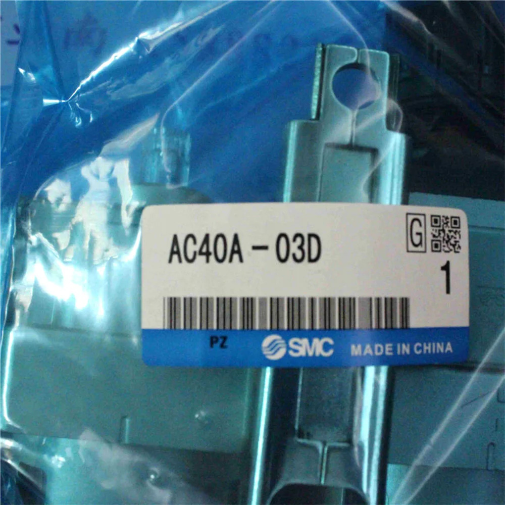 AC40A-03D SMC 공압 FRL 에어 처리 자동 배수 압력 게이지 포함되지 않음
