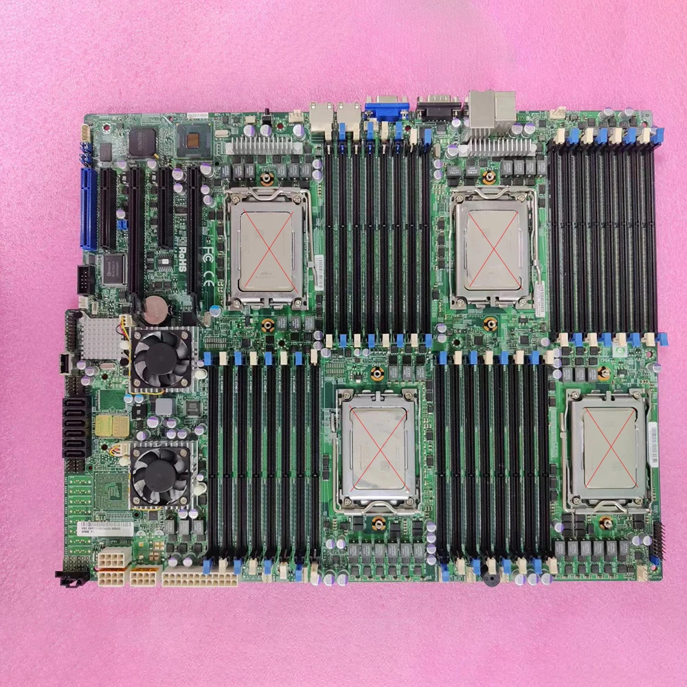 Supermicro 4방향 서버 마더보드 16 코어 6 시리즈 CPU 준 시스템H8QGI-F-AI034