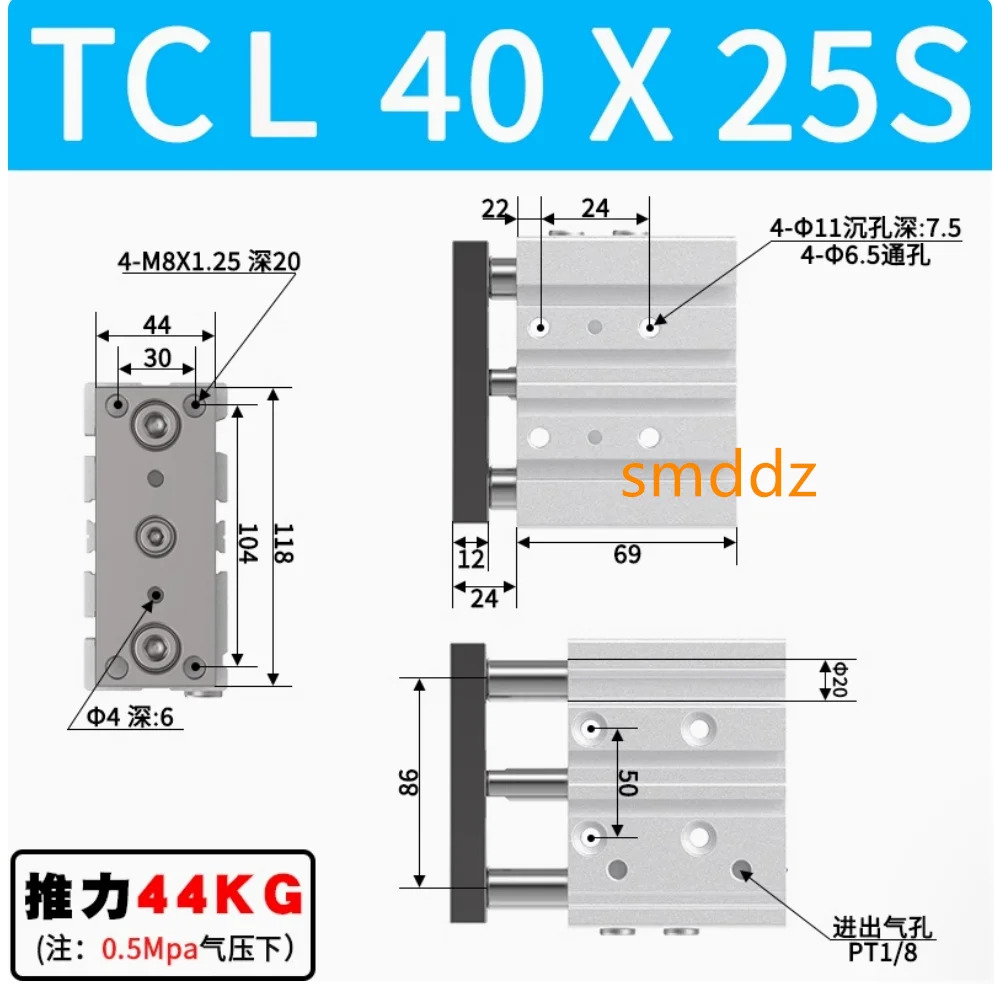 TCL40X25S TCL40X50S TCL40X75S TCL40X100S TCL40X125S TCL40X150S TCL40X175S TCL40X200S TCL40X250S TCL