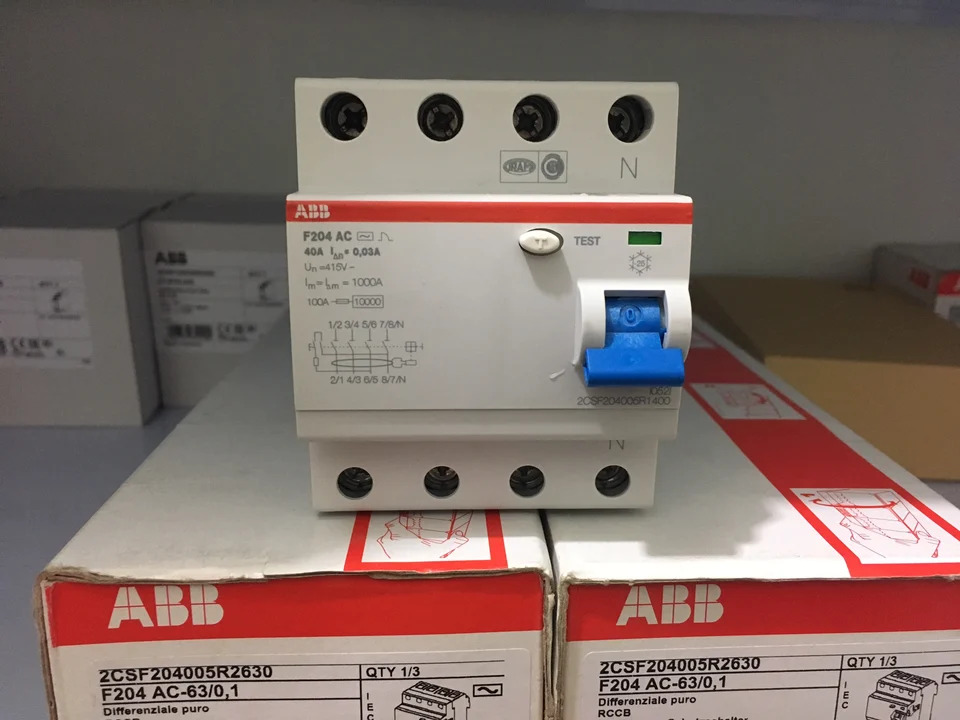 ABB 전자기 잔류 전류 보호대 F204AC-80/0.3 신
