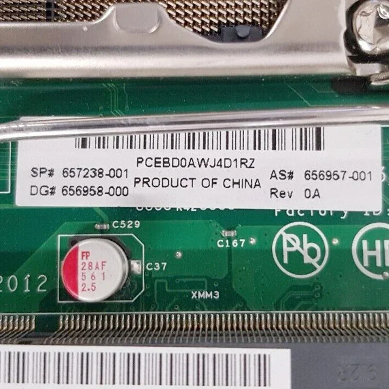657238 -001 hp호환 Compaq Pro 6300 AIO 마더보드11053-1 656957 656958 -000 LGA 1155 DDR3 메인보드 리퍼 완료 완전 작동