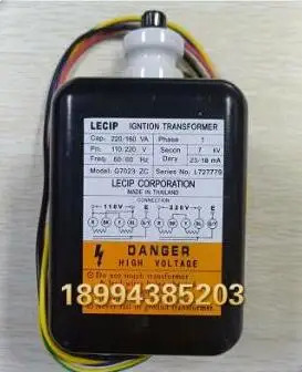 LECIP 점화 트랜스포머 모델 G7023-ZC 캡 220/160VA 상 1 초 7KV Pri110/220V Freq50/60HZ CONFORTION G10M23-ZC