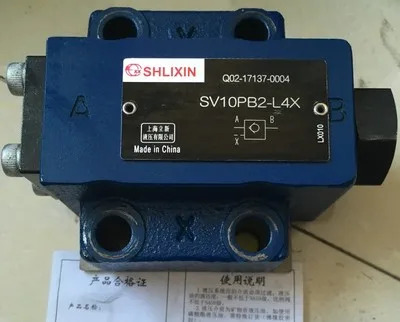 SHLIXIN 유압 제어 체크 valveSV10PB2-L4X 산 Q02-17137-0004