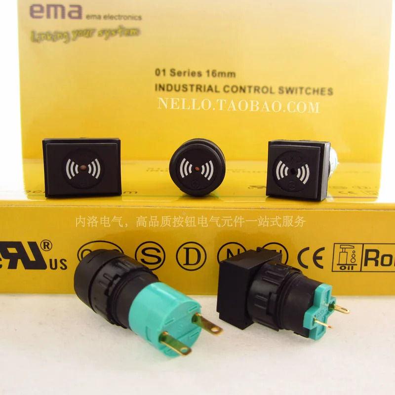 EMA 연속 중단 사운드 DC24V--10PCS 부저 01B-RC40 01B-RI40 01B-CC40 01B-CI40 01B-SC40 01B-SI40 S12 Q12 16mm