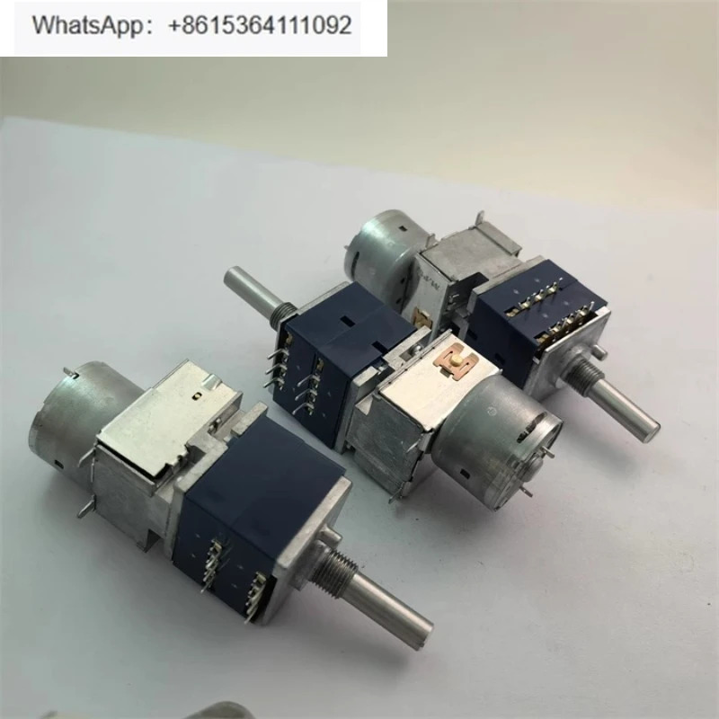 RK27 모터 듀얼 전위차계 A10K A50K A100K 생크 25MM 라운드 6 피트 1pcs