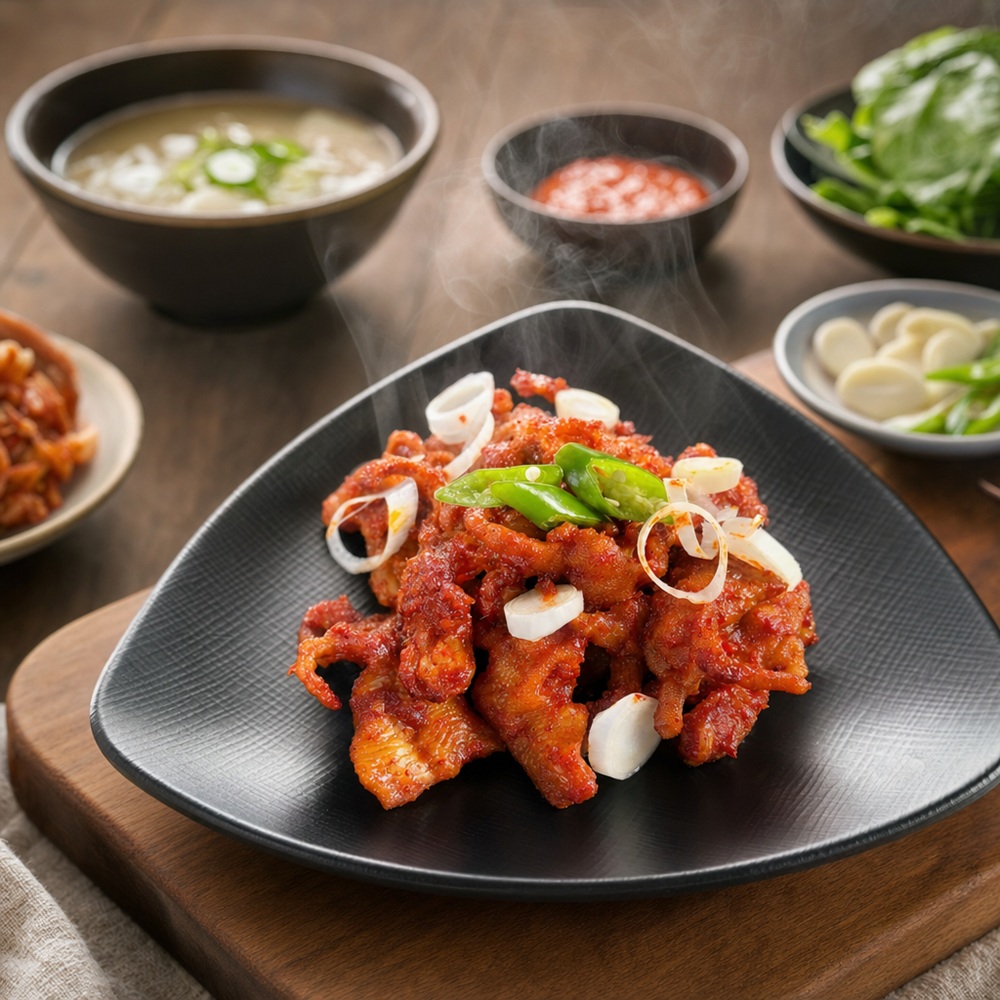 라투이 국내산 양념 무뼈 닭발 300g 캠핑 낚시 차박 술안주 캠핑 밀키트 간편 - 상세 이미지 3