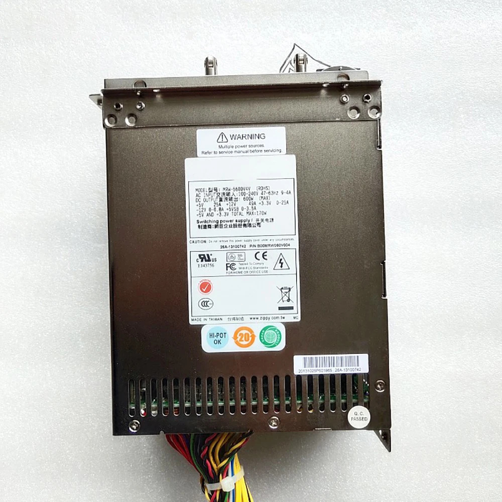MRW-5600V4V 전원 모듈 케이지 MRW-3600V-R 고효율 서버 전원공급장치 600W