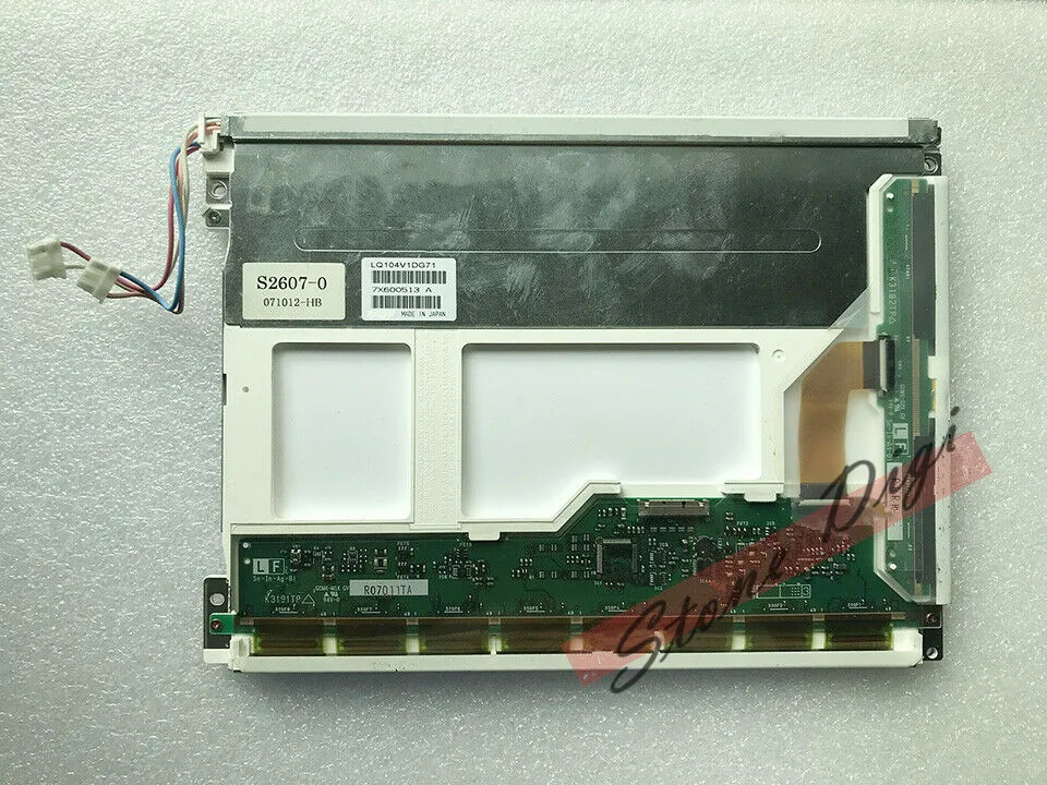 샤프 640 480 LCD 디스플레이 스크린 패널 A 등급 LQ104V1DG71 10.4 인치 640x480