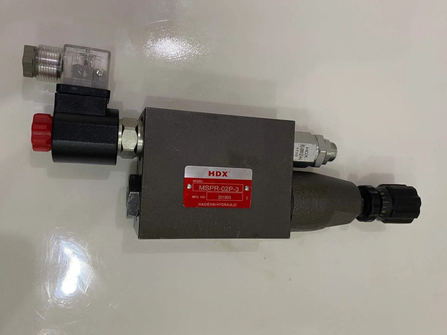 HDX 유압 감압밸브 모델 MSPR-02P-3 HAIDXIN