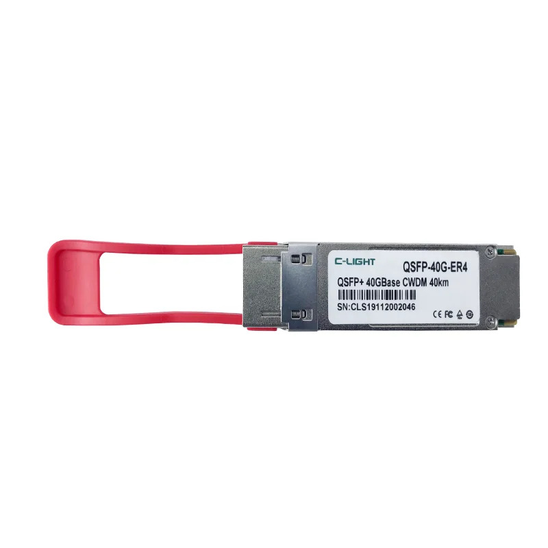 C-라이트 QSFP-40G-ER4 40km 익스 네트워크와 호환 10335 트랜시버 SMF 1270nm 1330nm LC DOM