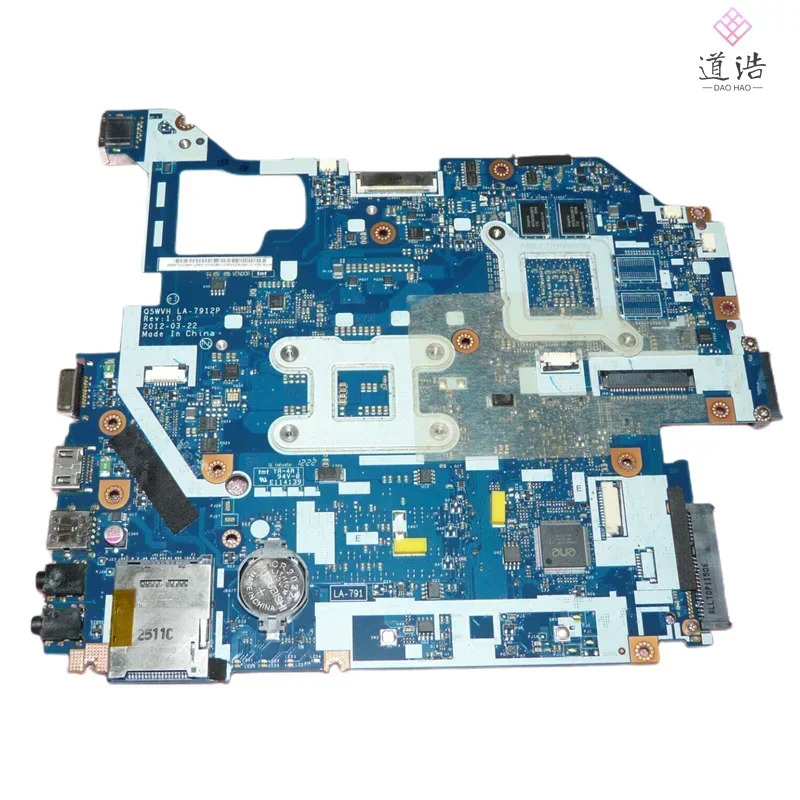 LA-7912P Acer Aspire E1-531 E1-531G V71G 노트북 마더보드 Q5WVH 620M 1GB DDR3 메인보드 완전 작동 리퍼