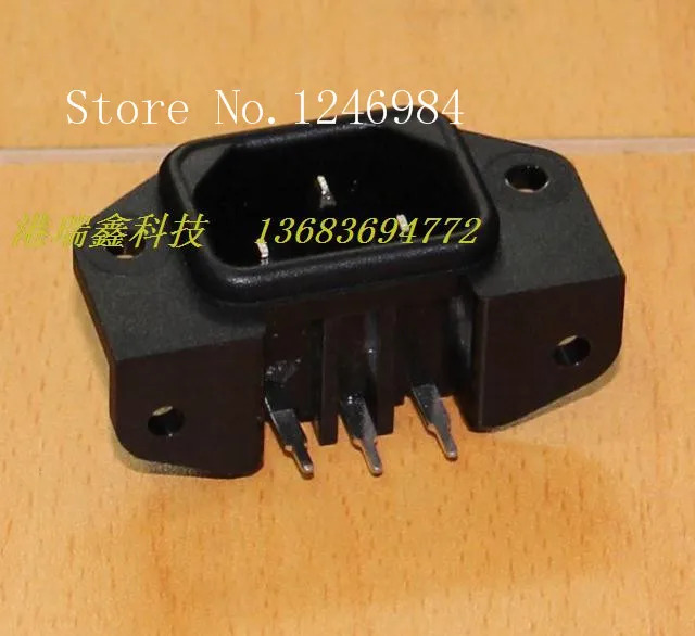 SA 대만 WINFOONG 전원 콘센트 커넥터 소켓 용접 플레이트 벤딩 풋 빅 이어 공좌석 패널 AC SS-7B-1-T7-50 개