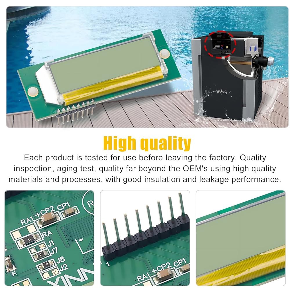 레이팩 풀 히터용 IHOUMEX 013640F LCD 디스플레이 통계 키트 - 185B 265B 335B 405B 206A 교체 - 상세 이미지 3