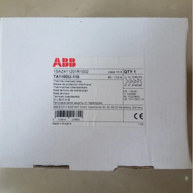 ABB 열 과부하 릴레이 TA110DU-110 80-110A