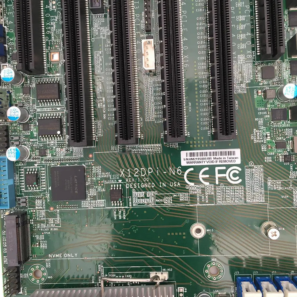 Supermicro 듀얼 서버 마더보드 LGA-4189 대 Xeon 확장 프로세서 DDR4 RECCX12DPi-N6