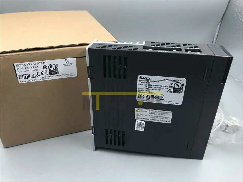 델타 ASD-A2-0421-M AC 서보 드라이브1ph 220V 400W 2.6A