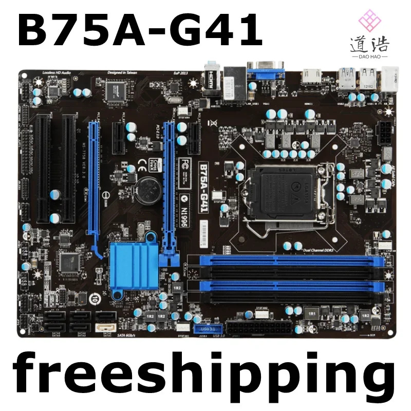 B75A-G41 마더보드32GB LGA 1155 DDR3 B75 메인보드 완전 작동 리퍼