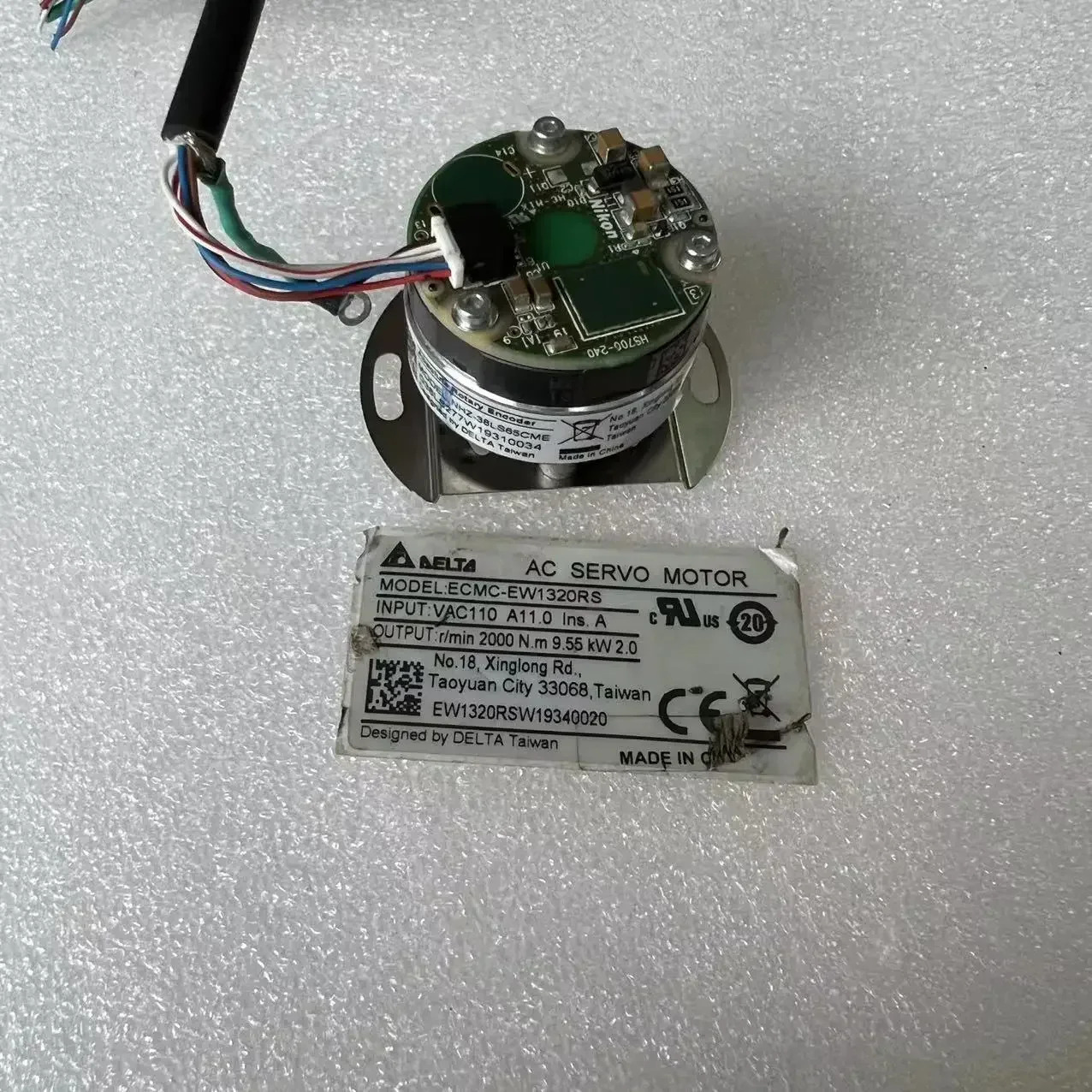 NHZ-38LS65CME 델타 서보모터 엔코더