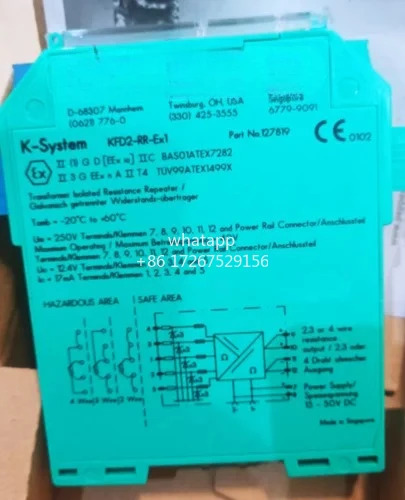 KFD2-RR-EX1 안전 배리어