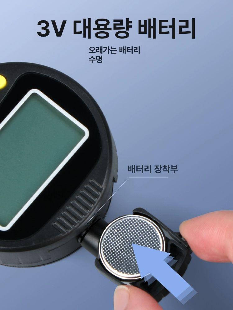 디지털 게이지 측정기 도구 깊이 압력 두께 각도기 정밀 금속 계측기 외경 디스플레이 - 상세 이미지 5