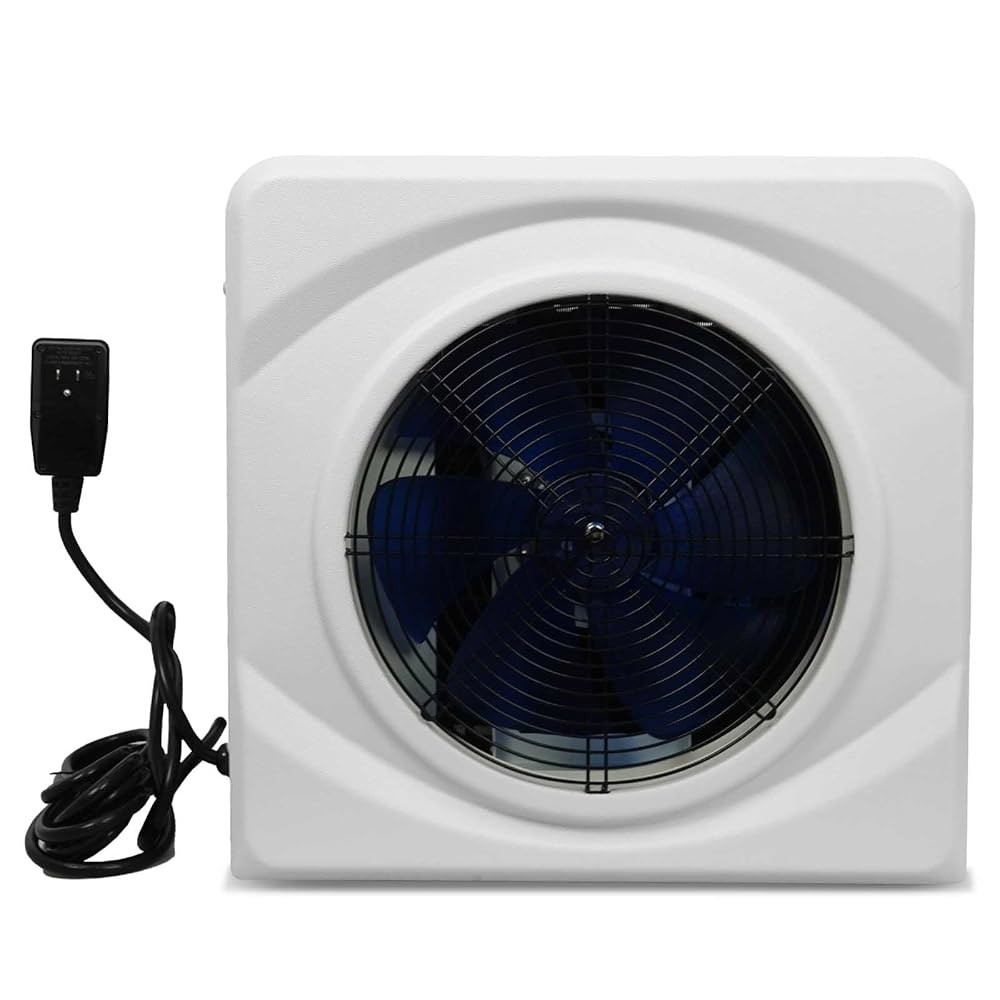 수영장용 WOPOLTOP 17100 BTU 풀 히트펌프, 난방과 냉방의 이중 기능, 5.2KW AC 고정 주파수 히터, 115V/60Hz, 최대 2600갤런 - 상품 이미지