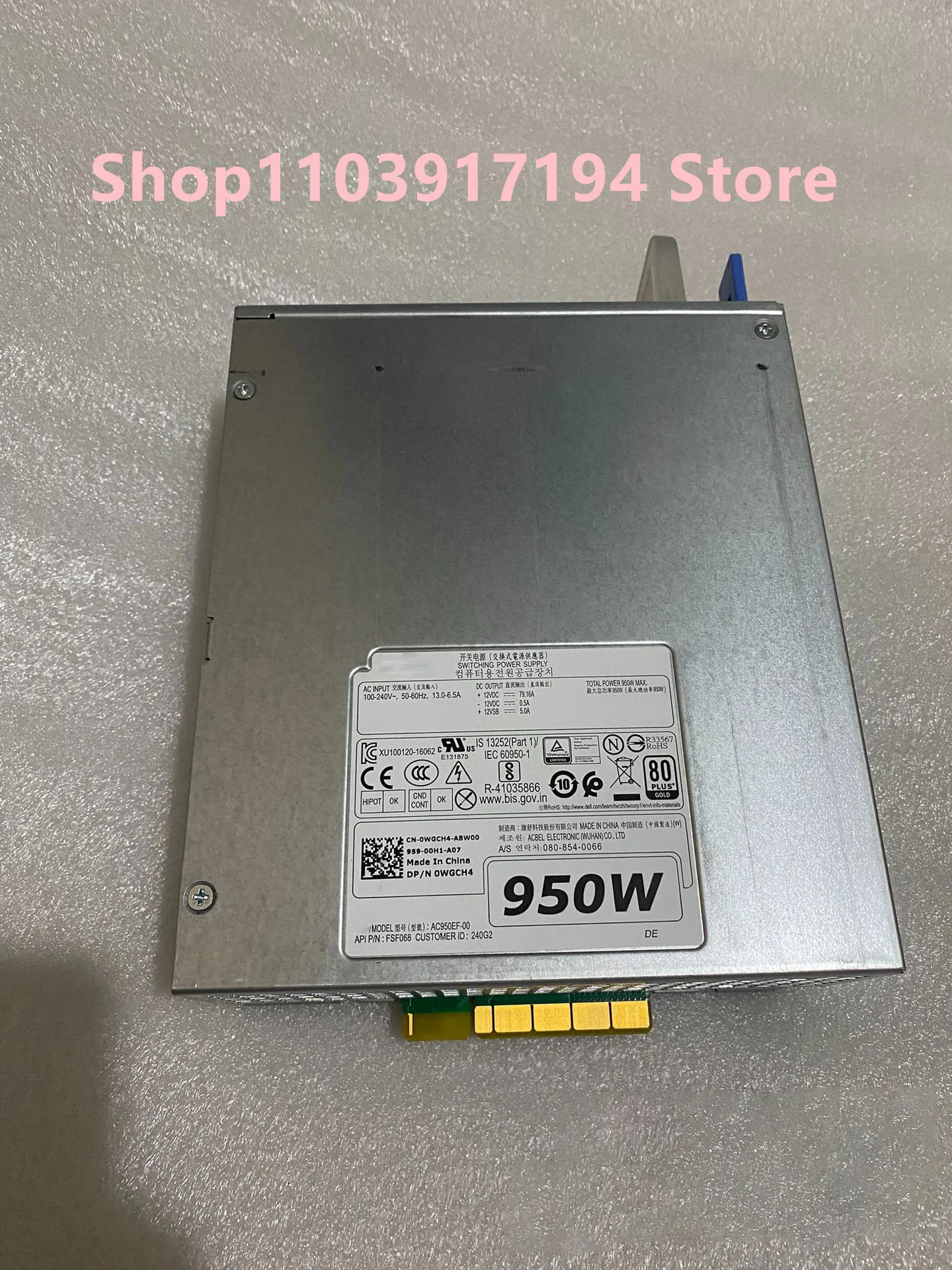 DELL T5820 전원공급장치 T7820 AC950EF-00 H950EF-00