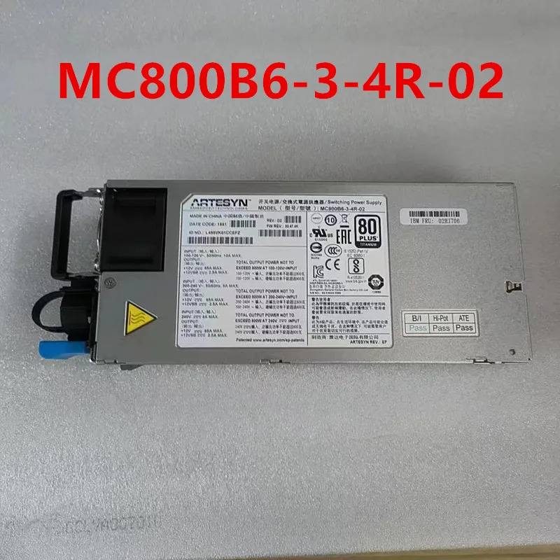 ARTESYN 800W 전원공급장치 MC800B6-3-4R-02 5PNF299 02HJ706새 원본 PSU