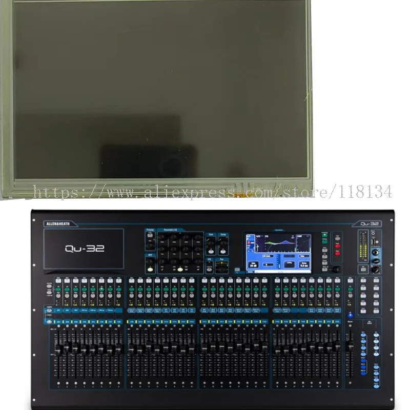 Allen Heath QU-32 QU-16 QU-24 디지털 믹싱 콘솔LCD 화면 디스플레이 디지타이저 터치 패드 포함