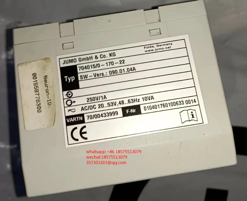 JUMO 704015/0-154-22 704015/0-170-22 논리 모듈 090.01.05 릴레이 704015