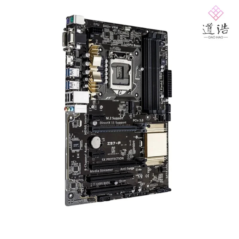 Z97-P 마더보드32GB PCI-E3.0 HDMI LGA 1150 DDR3 Z97 메인보드 완전 작동 리퍼