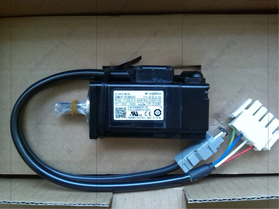 오리지널 일본 Yaskawa 서보모터 SGM호환JV-01ADE6S 전국 공동 보험 100W