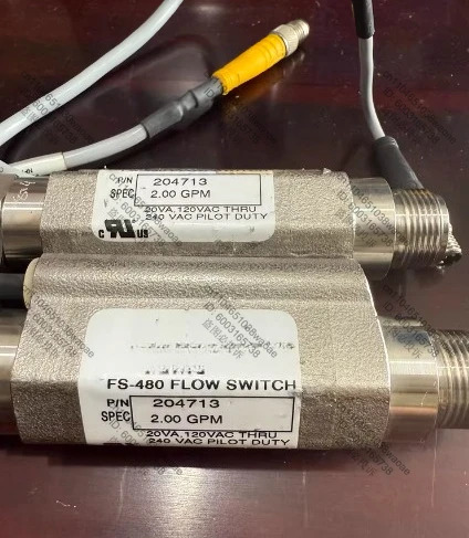 유량 스위치 FS-480 모델 204713 2.00 GPM 20VA-120VAC/240VAC 기능 손상되지 않음 리퍼 완료 OK