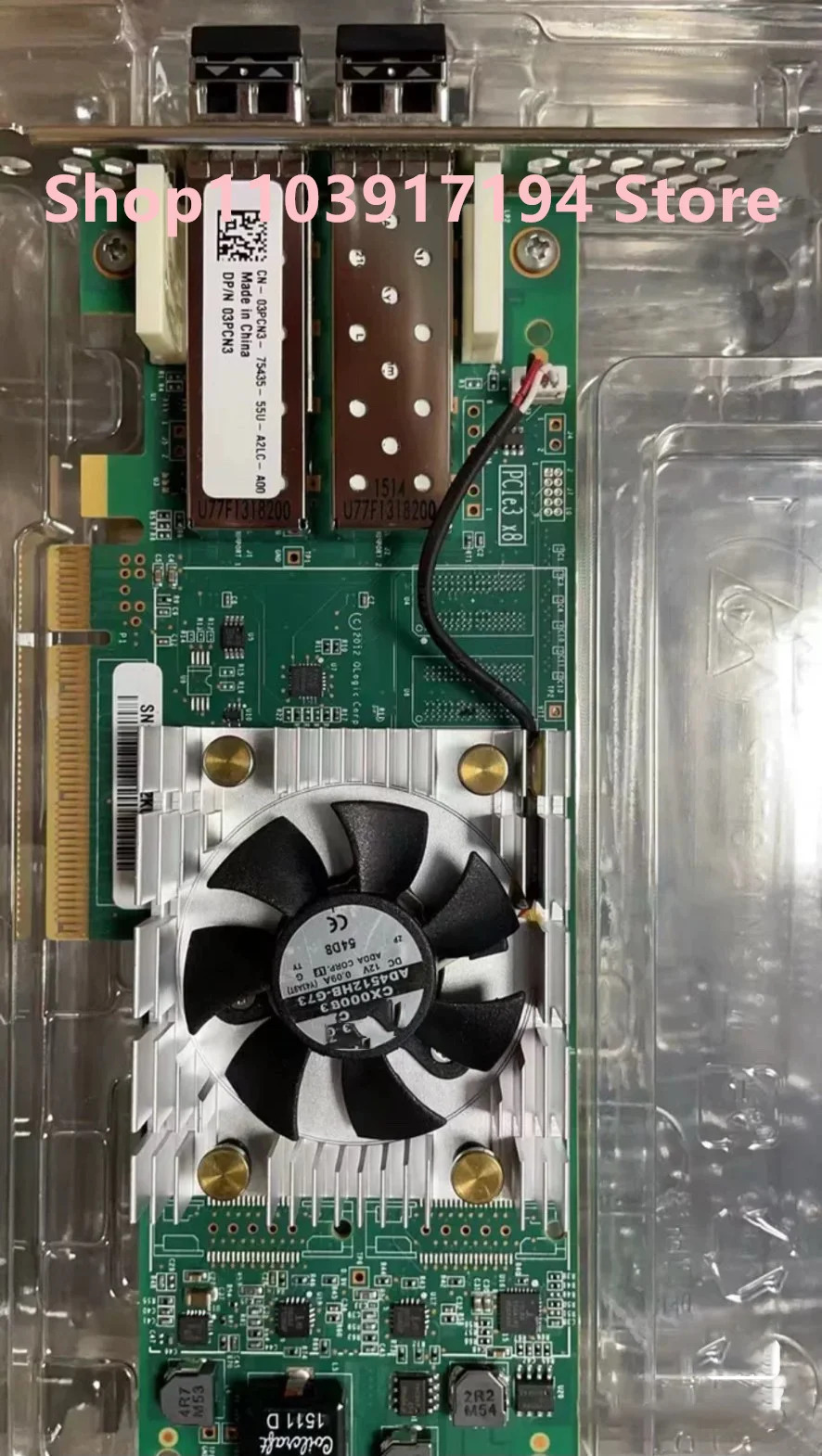 델 QLE2662 HBA 네트워크 적응형 2 포트 16GB 카드 076RF3 PCI-E QLE2662L-DEL