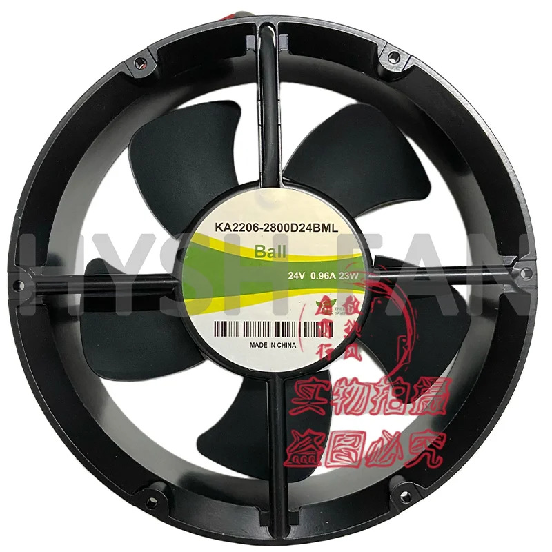 KA2206-2800D24BML 24V 0.96A 23W 22060 DC 냉각팬
