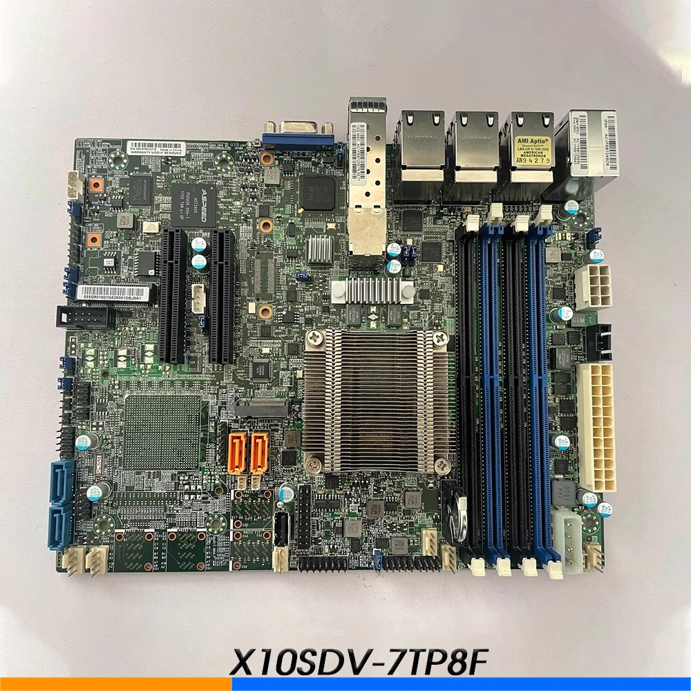 서버 마더보드 Supermicro X10DGQ X10SDV-7TP8F Xeon D-1518 4C8T NVME M.2 4 x SATA