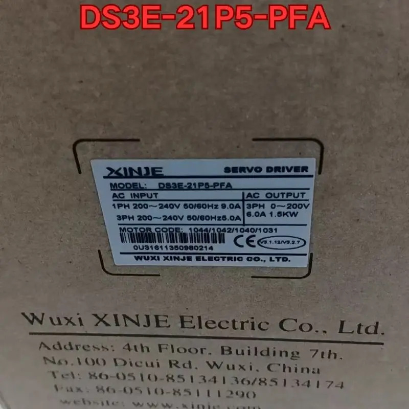 오리지널 서보 드라이브 DS3E-21P5-PFA 신
