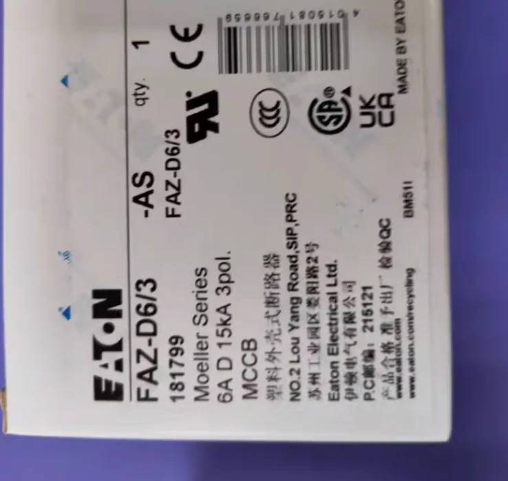 EATON 회로차단기 FAZ-D6/3 신