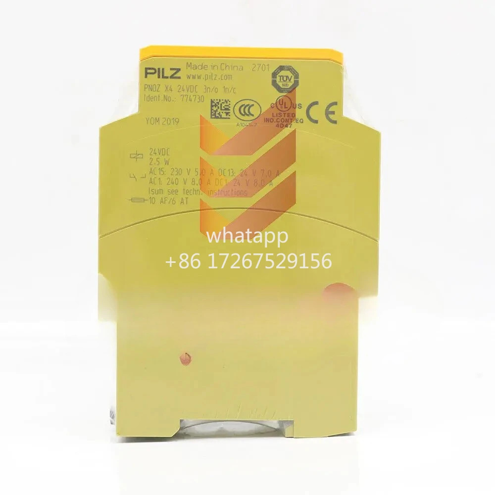 PILZ PNOZ X4 24VDC 3n/o 1n/c 안전 릴레이 모듈 774730 상자
